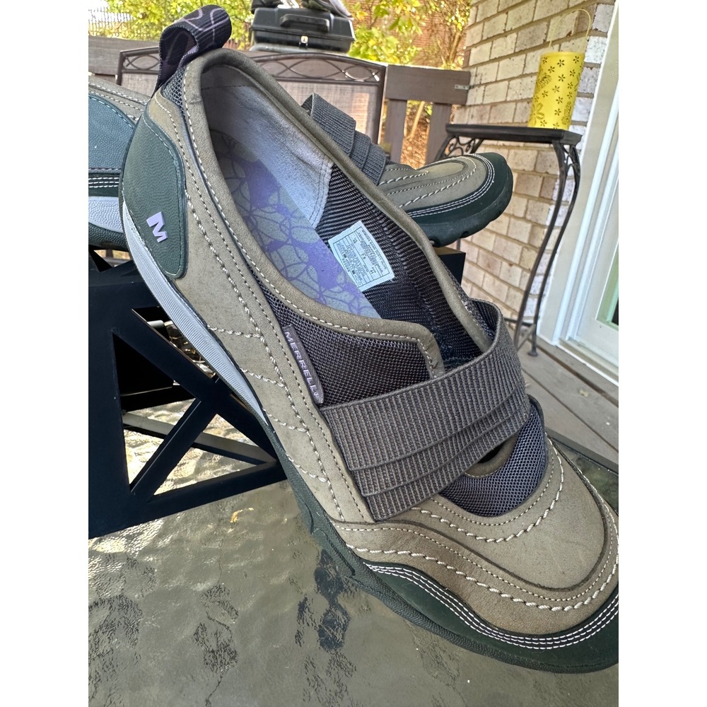 Merrell Mimosa Band Dusty Olive Casual Comfort Shoe Womens US 10 EUR 41 Slip On